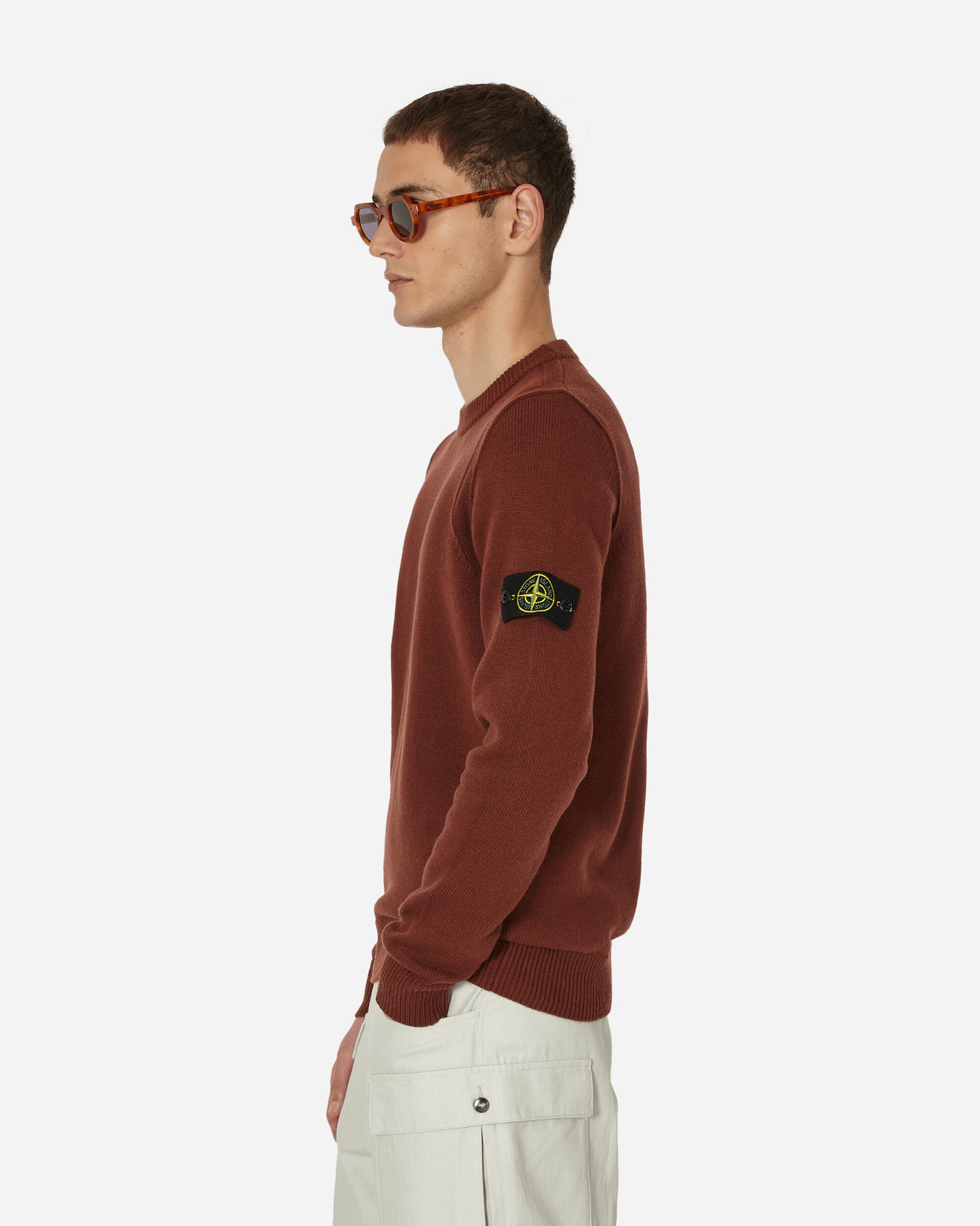 Stone Island Knitwear Maroon Knitwears Sweaters 7915508A3 V0077