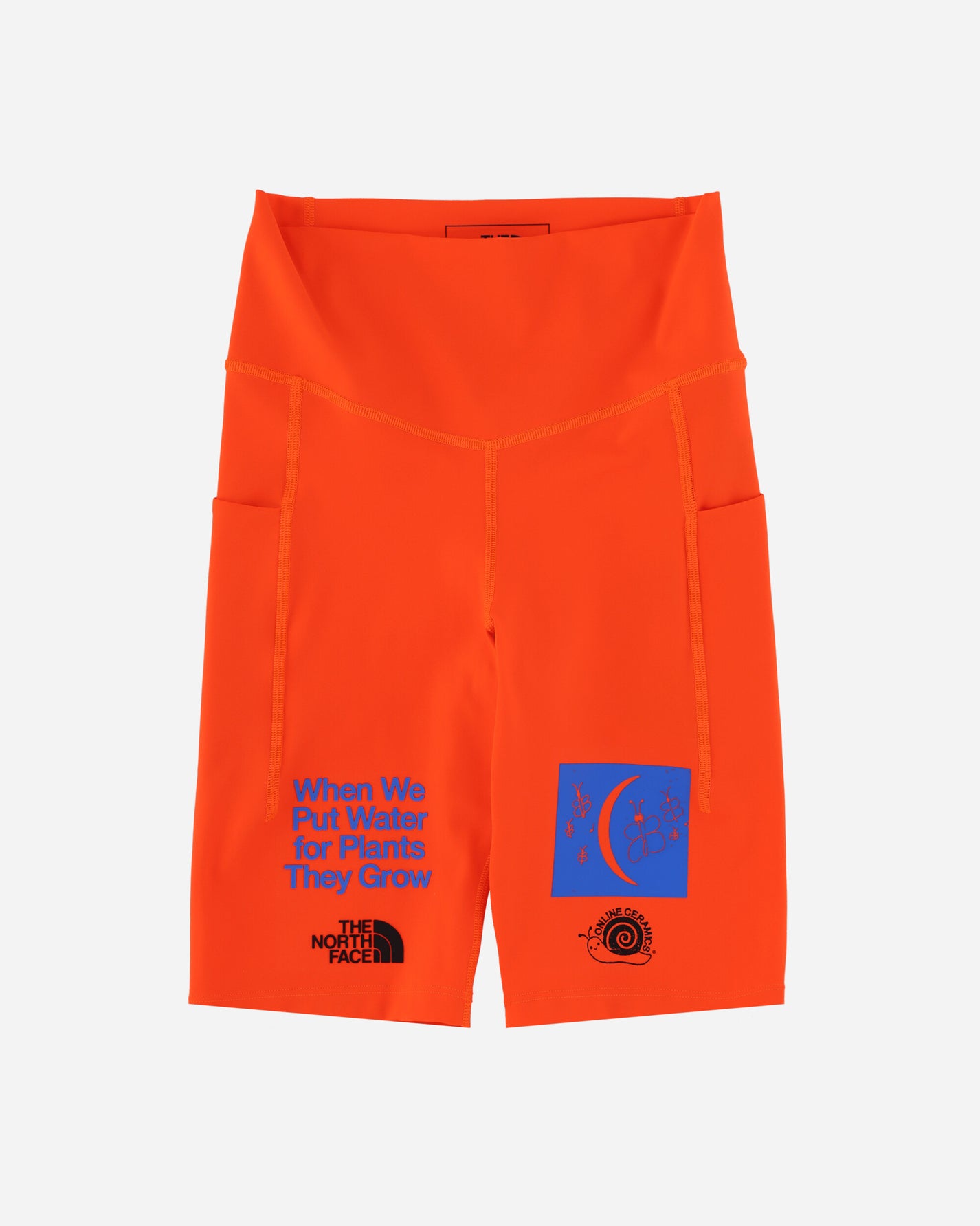 The North Face Project X Tnf X Oc W 9" Biker Short Power Orange Shorts Short NF0A84RS V0T1