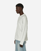 Unaffected Wrinkled Panel Long Sleeves Off White T-Shirts Longsleeve UN23FWCS06 001