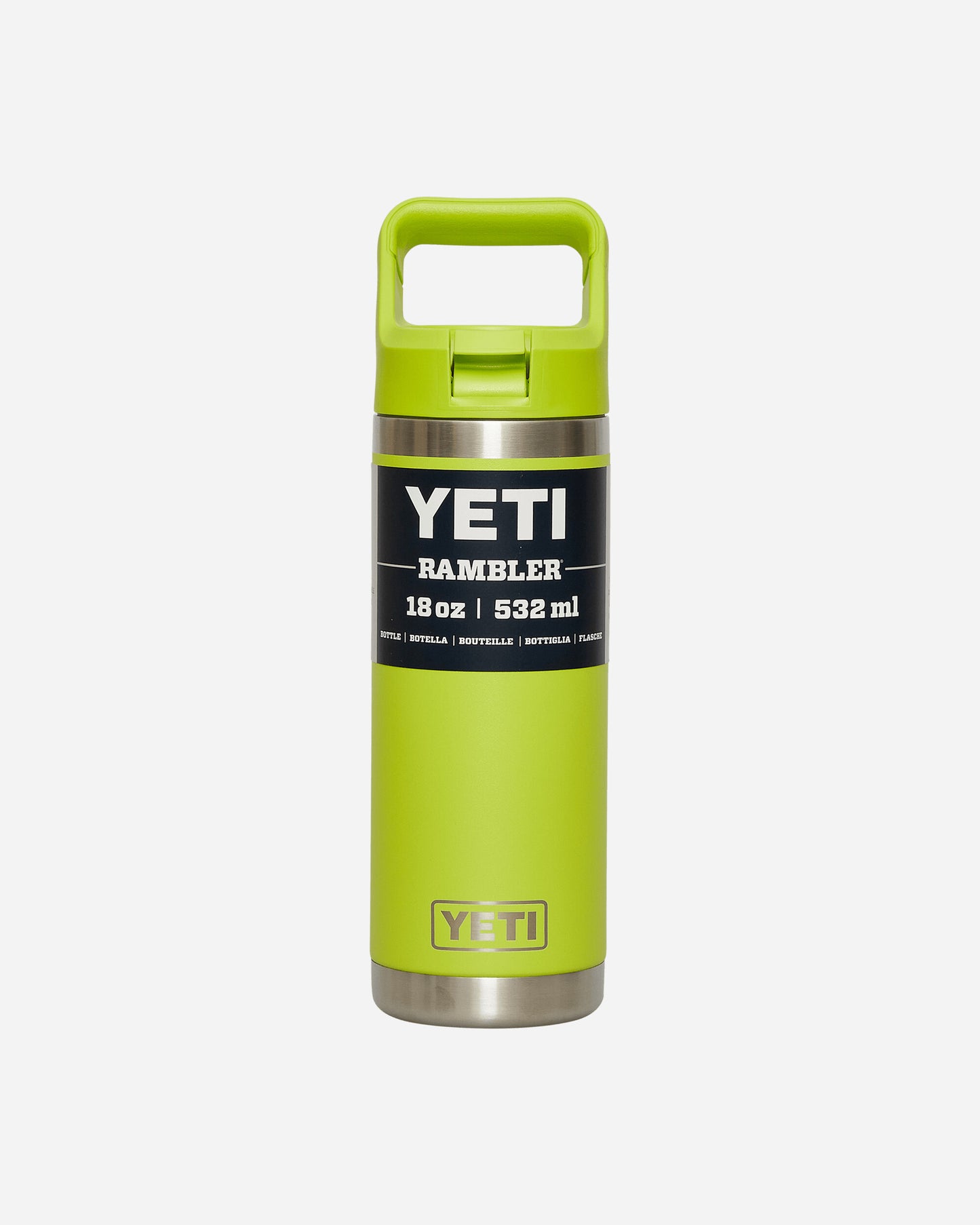 YETI Rambler Straw Bottle Chartreuse Equipment Bottles and Bowls 70000001939 CHARTREUSE