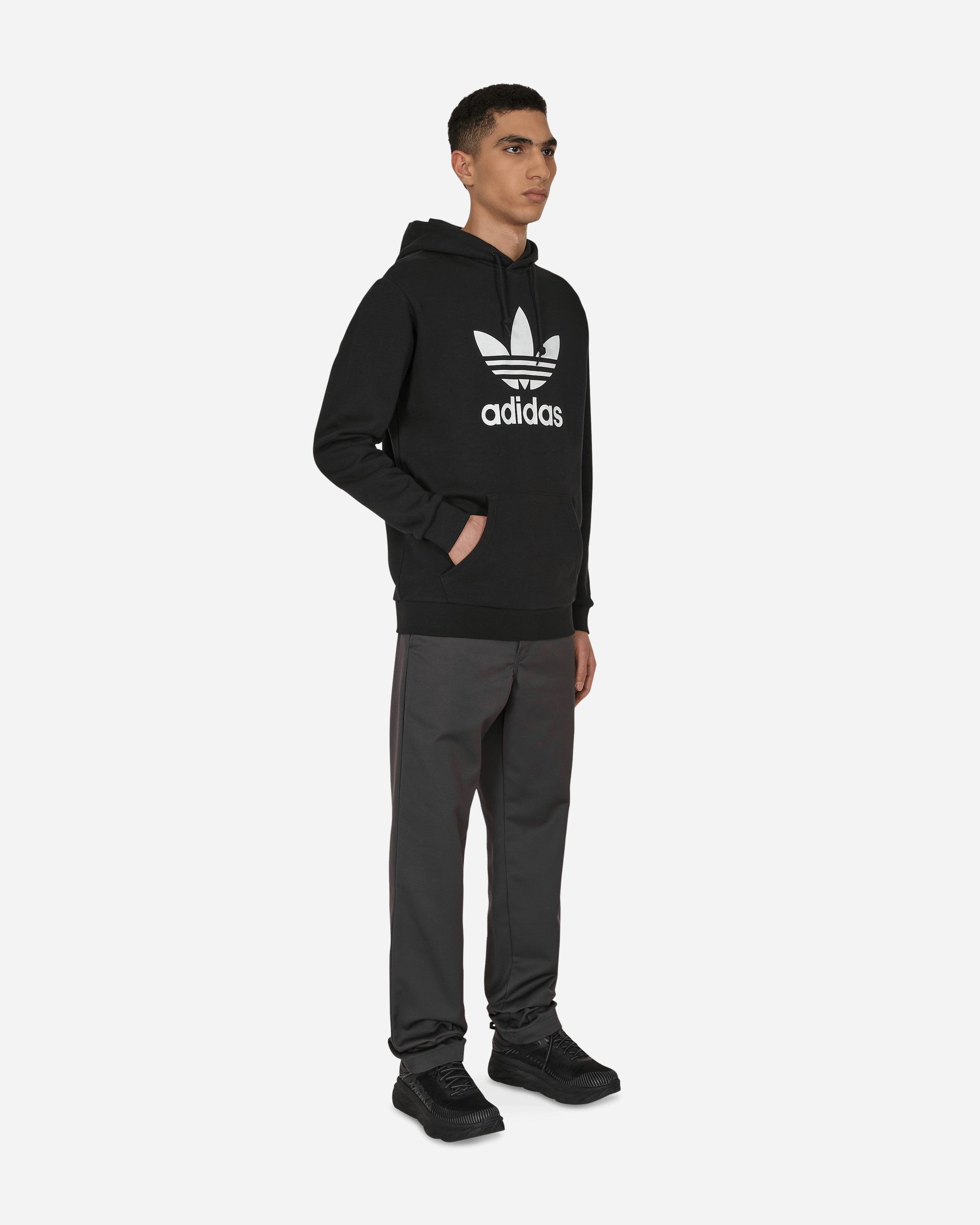 adidas Originals Trefoil Hoody Black/White Sweatshirts Hoodies H06667