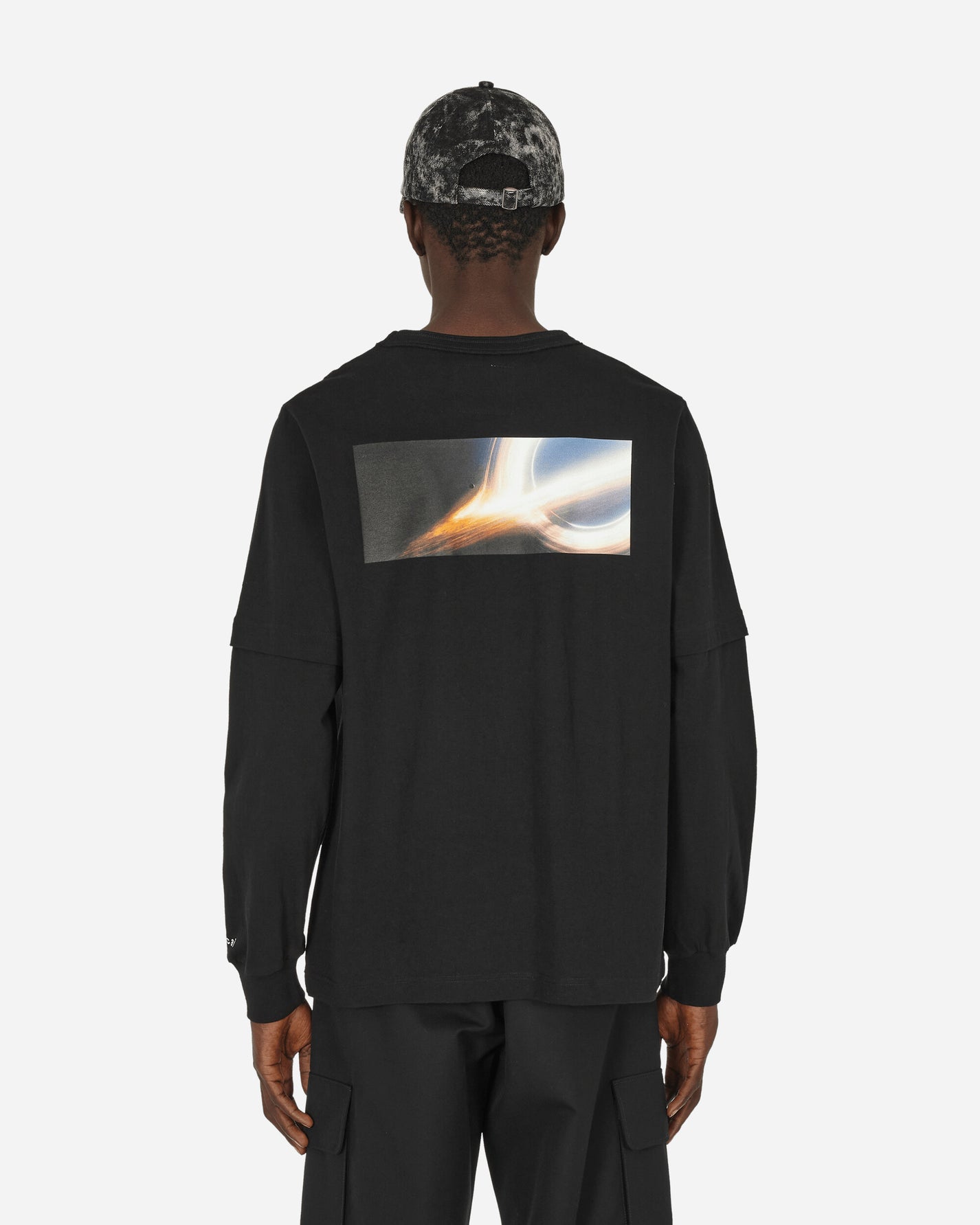 sacai Interstellar L/S T-Shirt Black T-Shirts Longsleeve 23-0582S 001